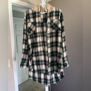 Over sized shacket size small